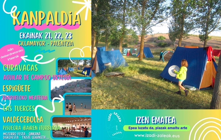 Se amplía el plazo de inscripción hasta que finalicen las plazas para la acampada de Izadi Zaleak