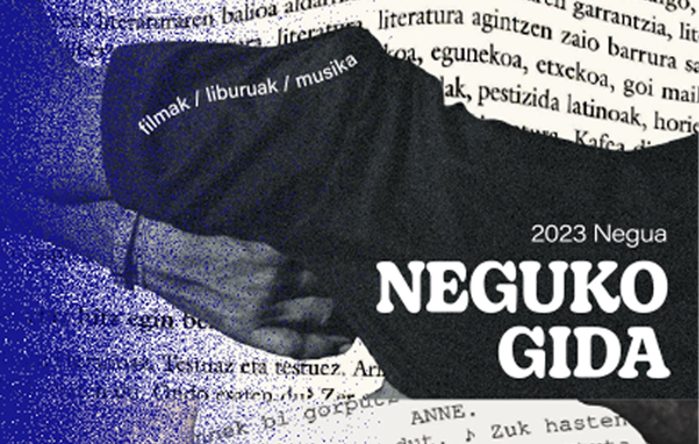 La biblioteca ha elaborado una guía de lectura "Neguko Gida 2023" repleta de recomendaciones