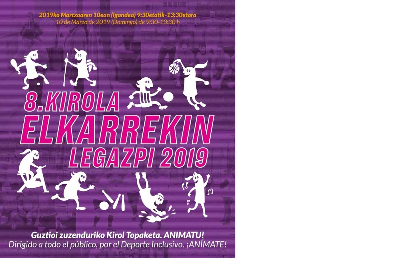 Preparando la VIII edición de Kirola Elkarrekin