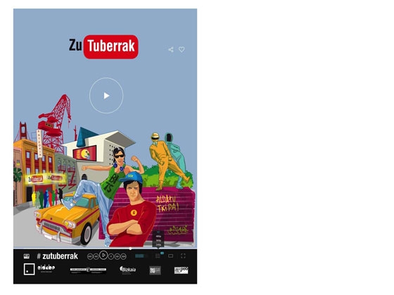 “ZuTuberrak”, teatro dirigido a espectadores de 7 a 14 años.