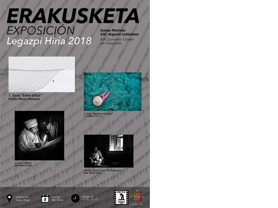El concurso estatal de fotografía “Legazpi Hiria” ya tiene ganadores