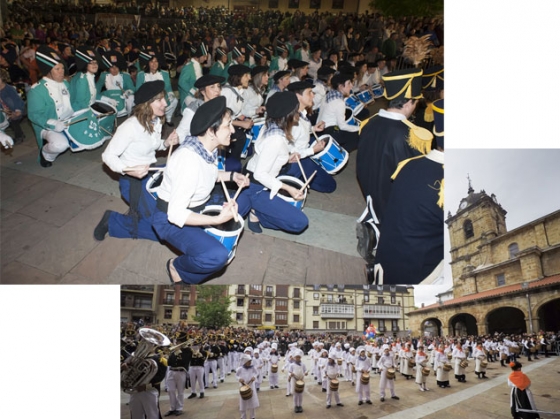 Se han fijado los días para los ensayos de las tamborradas de fiestas