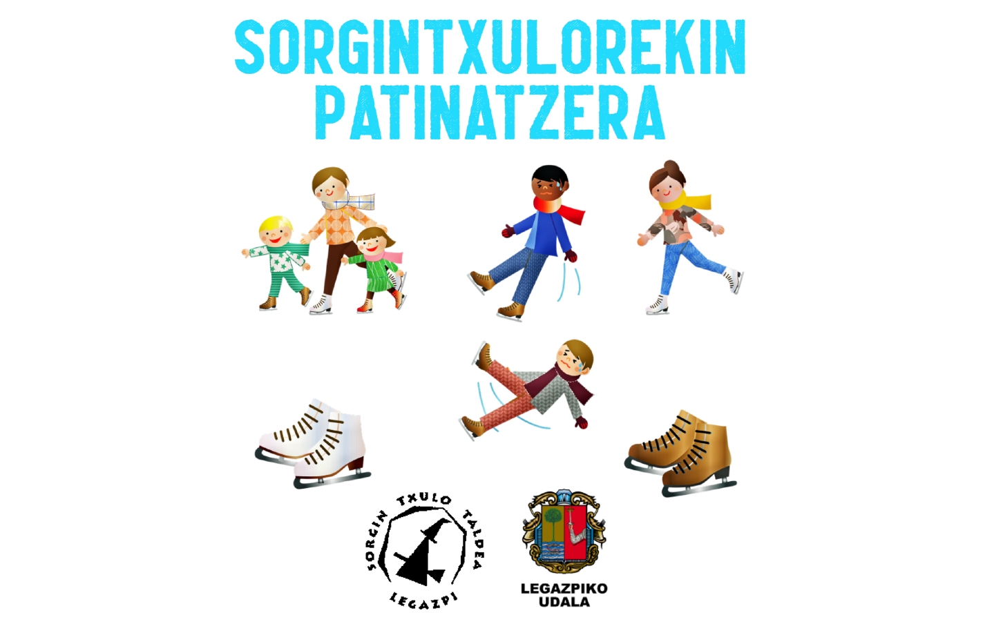 A patinar a Txuri-Urdin con Sorgintxulo