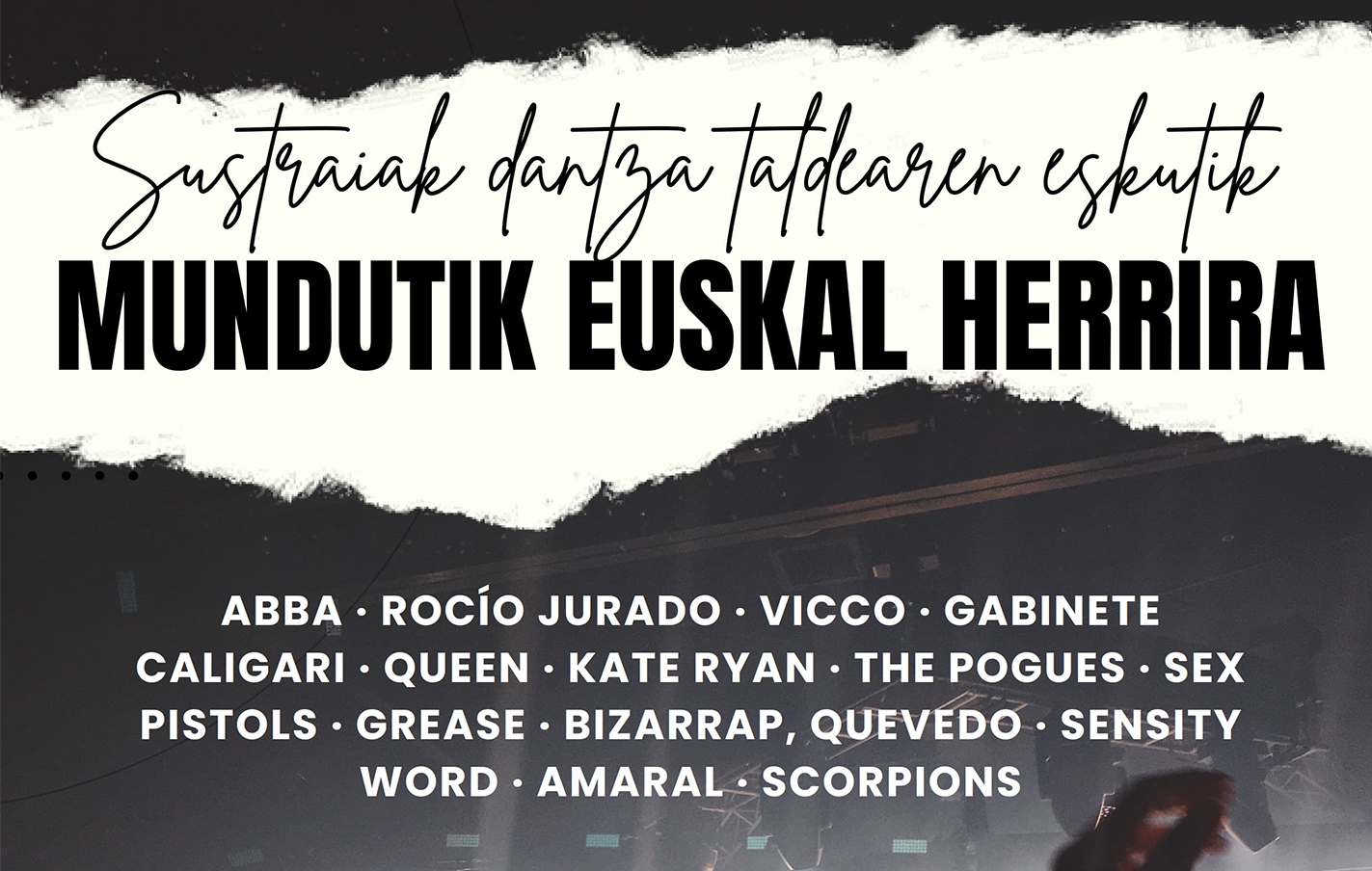 Actuación itinerante de Sustraiak dantza taldea. “Mundutik Euskal Herria”