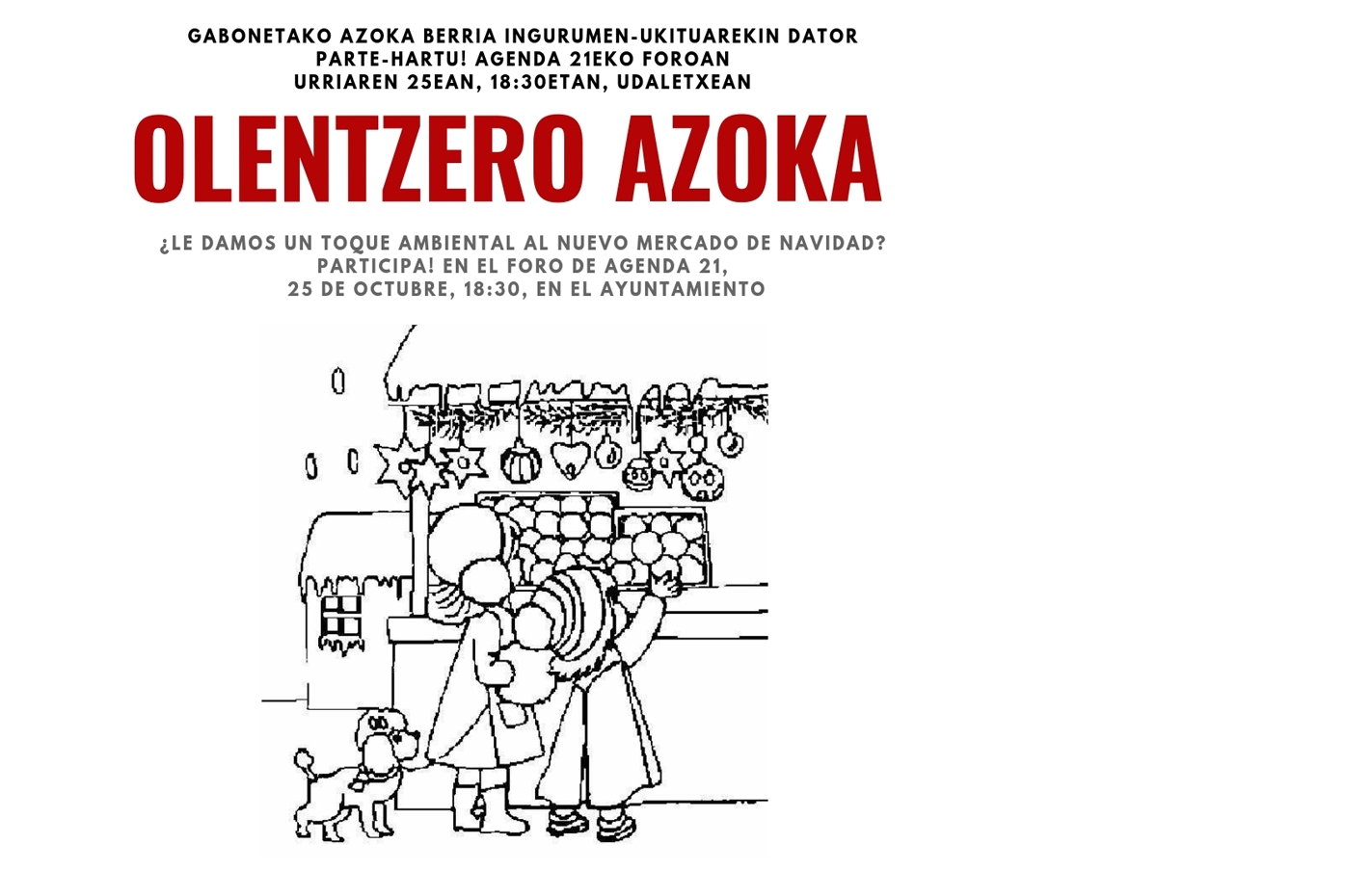 ¿Le damos un toque ambiental al nuevo mercado de navidad?