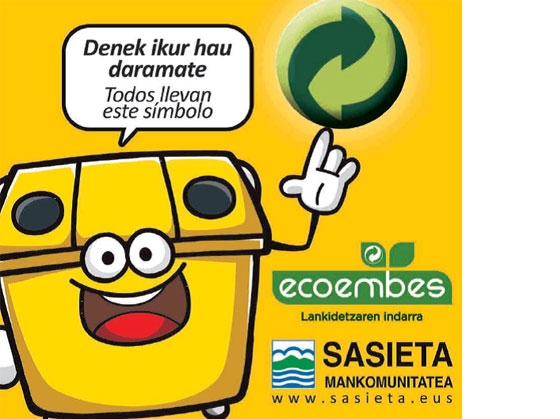 En el amarillo ¿qué se puede depositar?