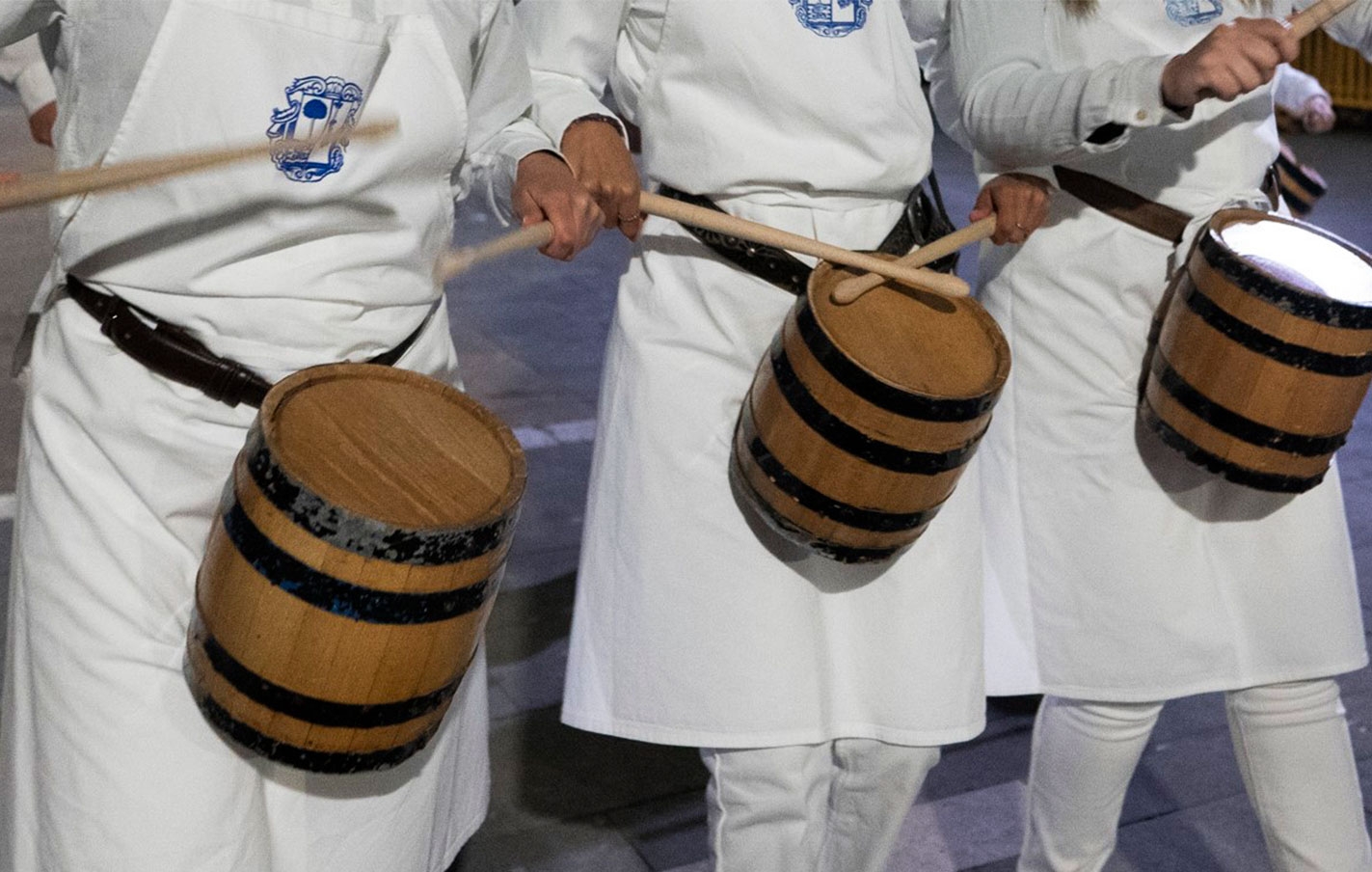 Comienzan los ensayos generales de las Tamborradas de las fiestas de Mayo