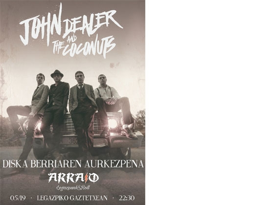 Nuevo disco del grupo john dealer & the coconuts