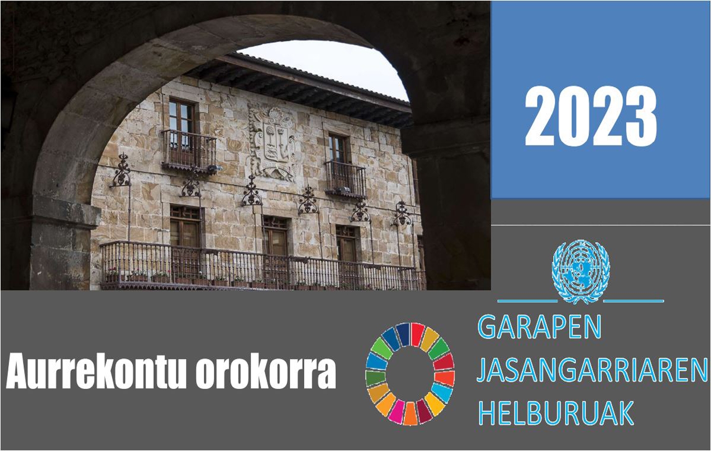 2023rako udal aurrekontua eta Garapen Jasangarrirako Helburuak