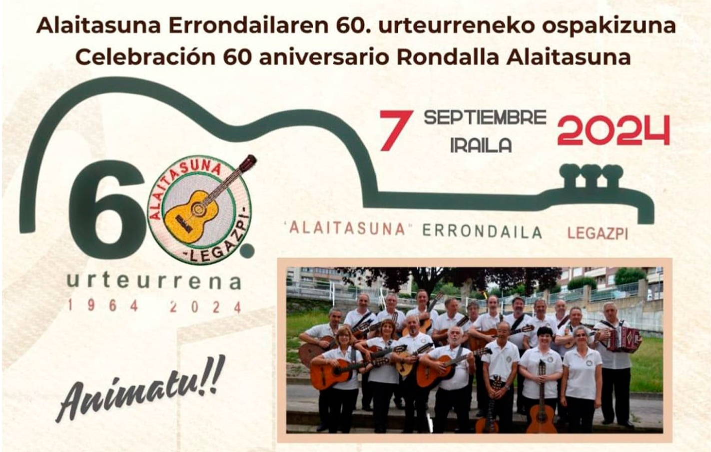 Día de la Rondalla el 7 de Septiembre