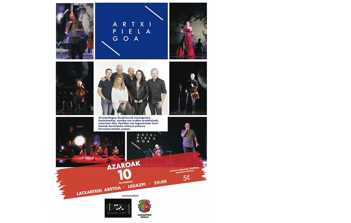 Artxipielagoa en el ciclo Azaroan Musika