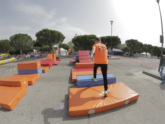 Parkour para adolescentes, en la Azoka