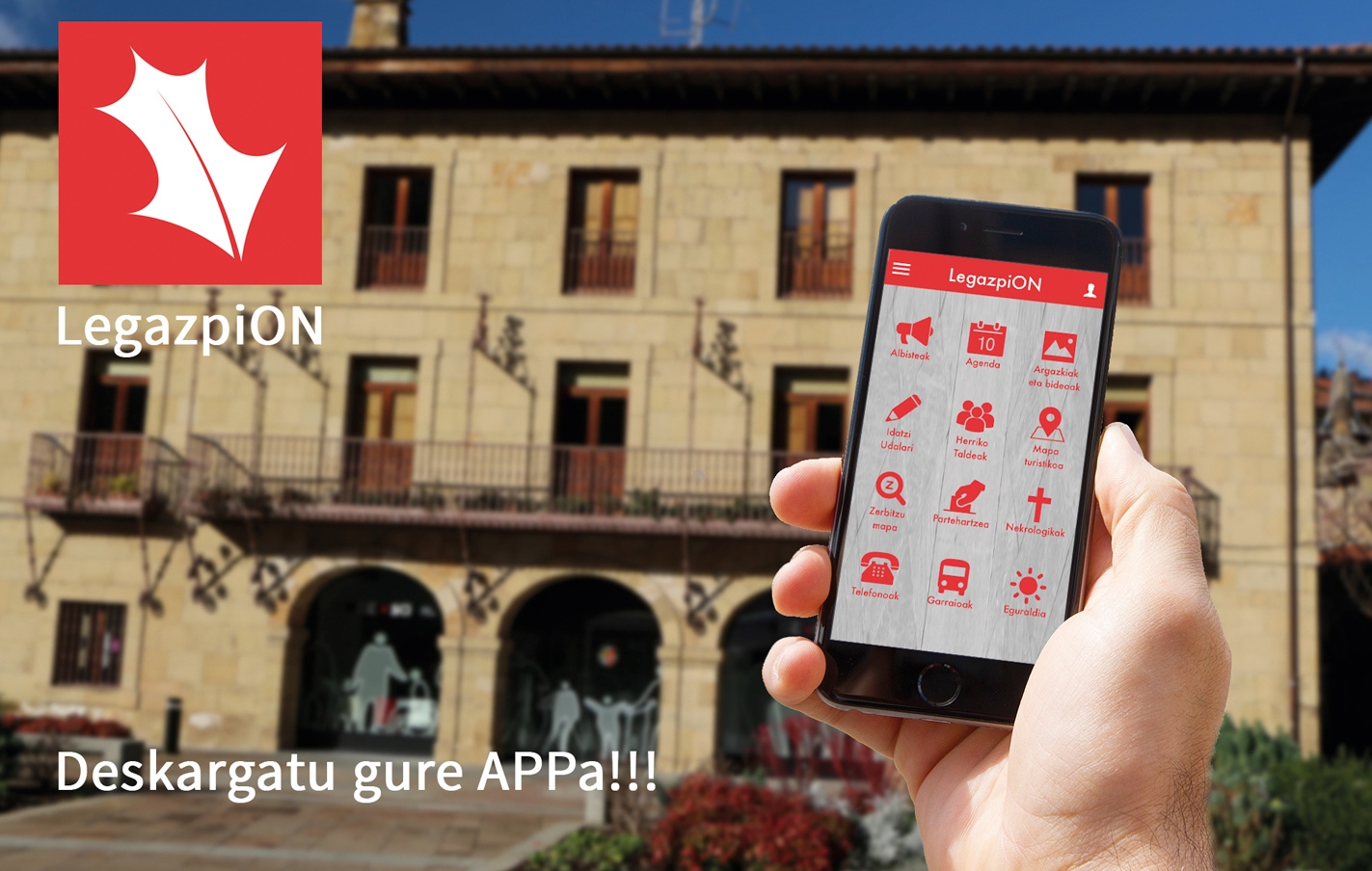 Noticias y trámites municipales a través de la APP LegazpiON