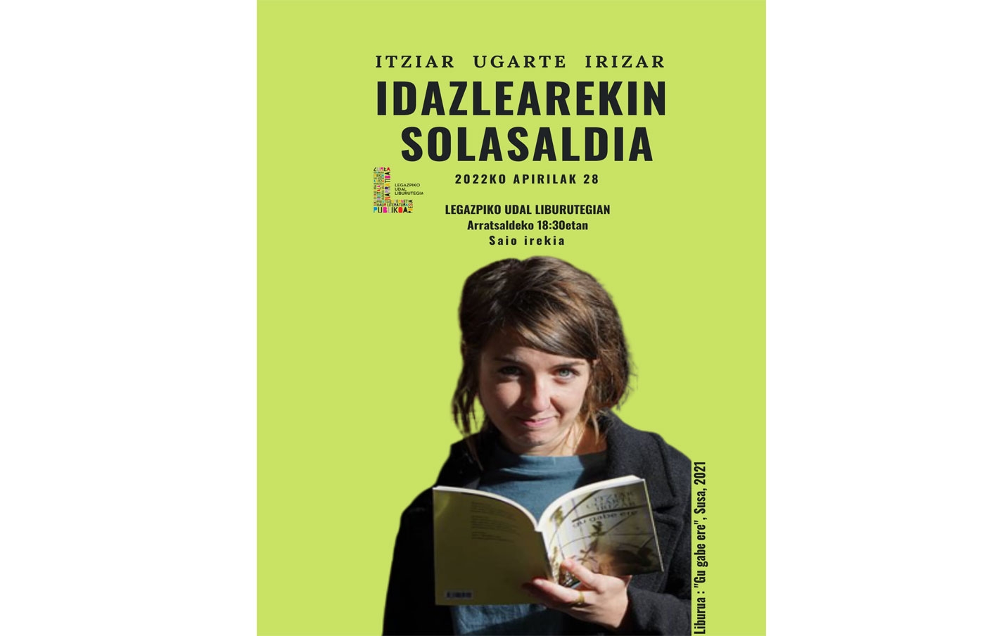 El Día del Libro en el mes de abril en la Biblioteca Pública de Legazpi