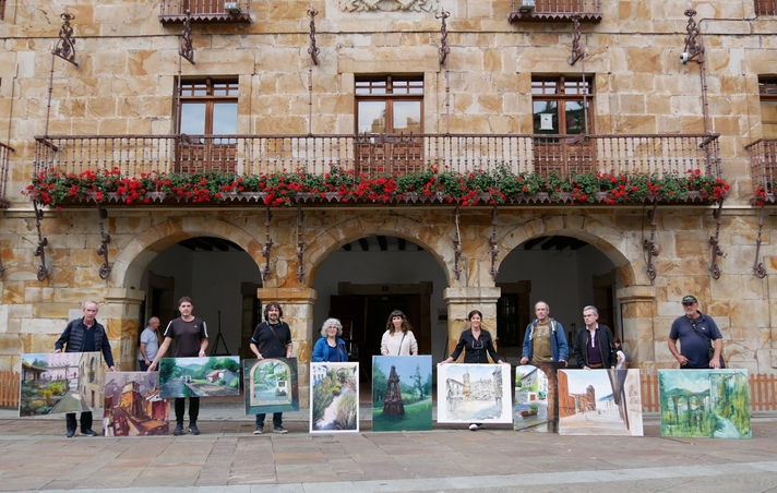 El XXII Concurso de Pintura de calle “Joxe Martin Etxeberria” ya tiene ganadoras