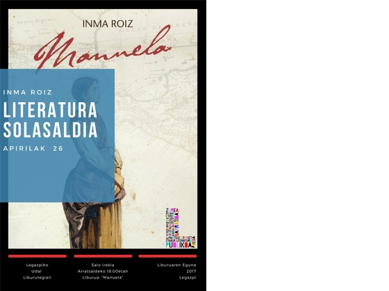 Tertulia literaria con la escritora Inma Roiz en la Biblioteca de Legazpi