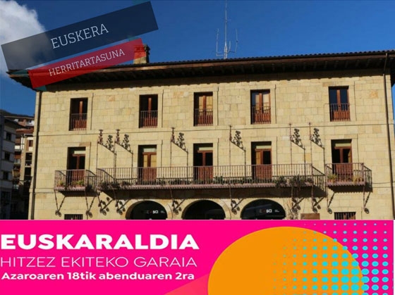 El ayuntamiento de Legazpi se ha inscrito en EUSKARALDIA como entidad