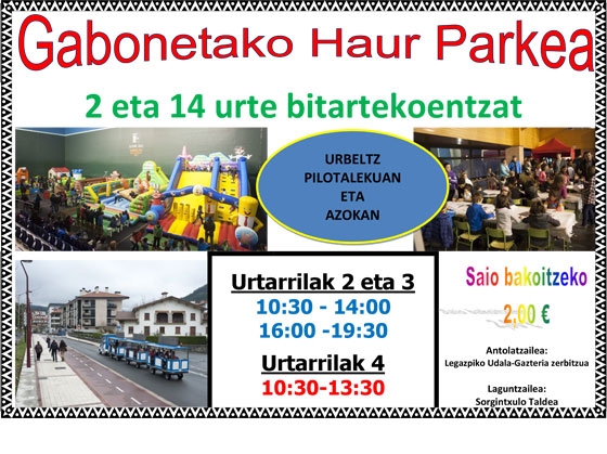 Parque infantil de Navidad, 2, 3 y 4 de enero