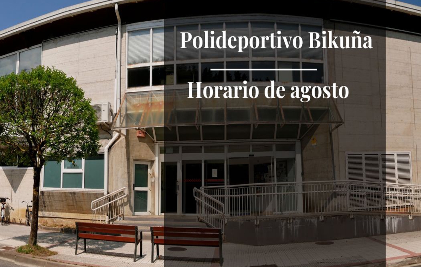 El polideportivo tiene nuevo horario en agosto
