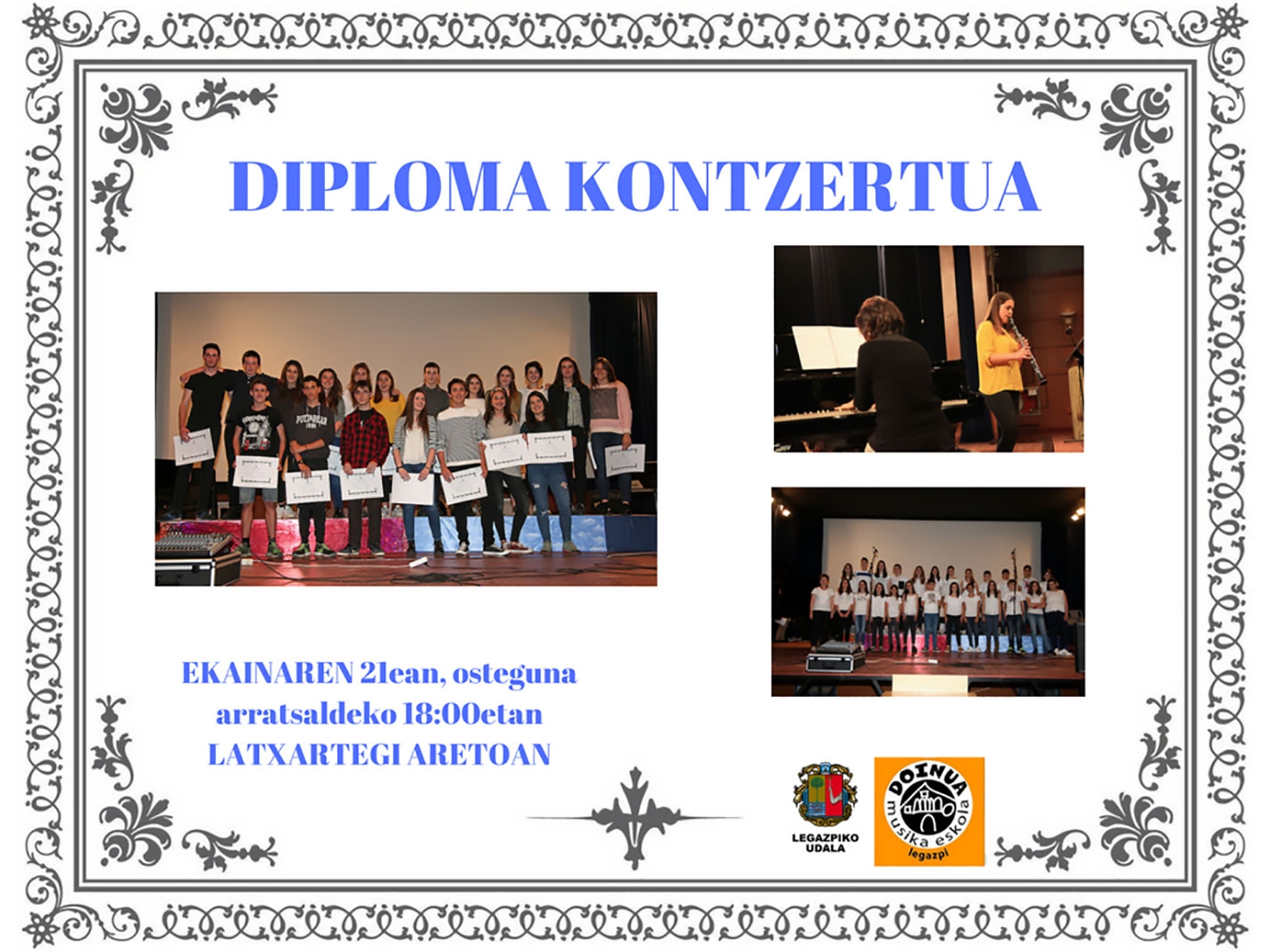 DOINUA MUSIKA ESKOLA-“CONCIERTO DE DIPLOMAS”
