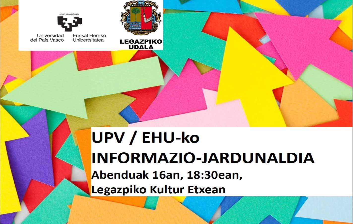 Jornada informativa de la upv/ ehu.
