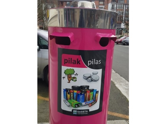 Renovación de los contenedores para pilas