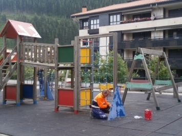 Acondicionamiento de los parques del municipio