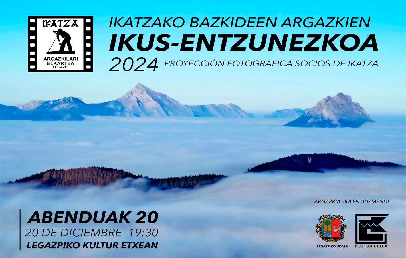 El último audiovisual del año a cargo de Ikatza Argazkilari Elkartea
