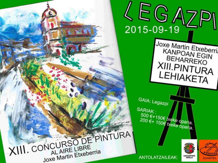 XIII Concurso de Pintura al Aire Libre “Joxe Martin Etxeberria”