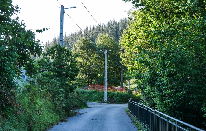 Renovada la iluminación en el vial de Txintxoetxe a Mantxola