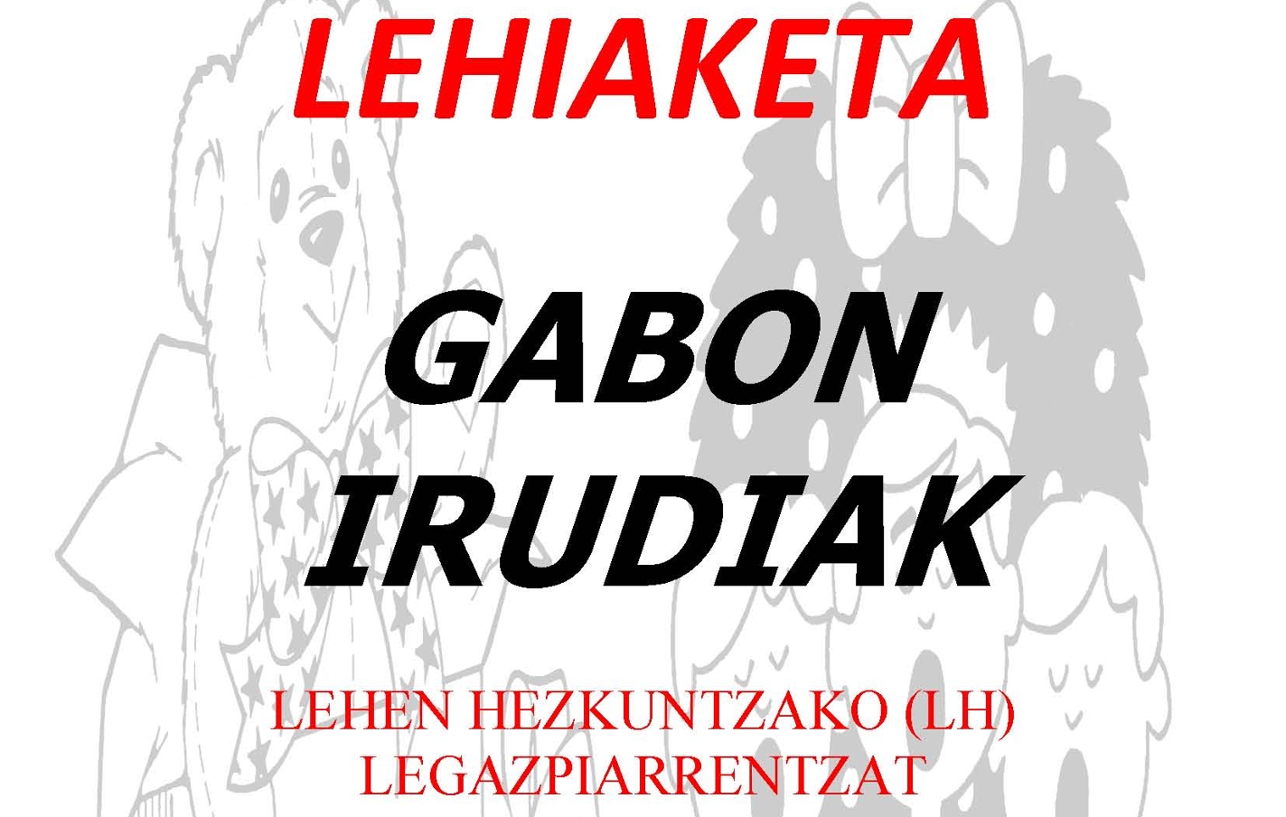 El concurso de dibujo Gabon Irudiak el 18 de diciembre en Kultur Etxea