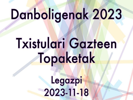 AZAROAN MUSIKA-Danboligena 2023-Encuentro de jóvenes txistularis.