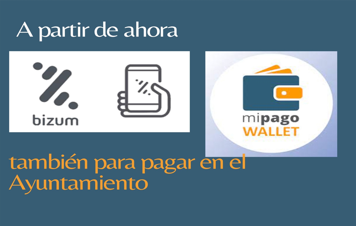 Bizum y mipago wallet para el abono de impuestos y tasas