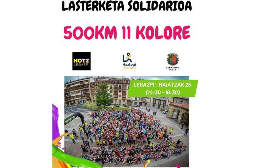 Hoy carrera solidaria de Haztegi