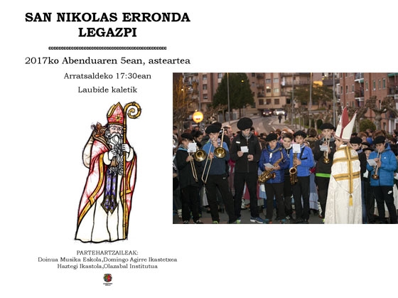 Ronda de San Nikolas: 5 de diciembre, martes