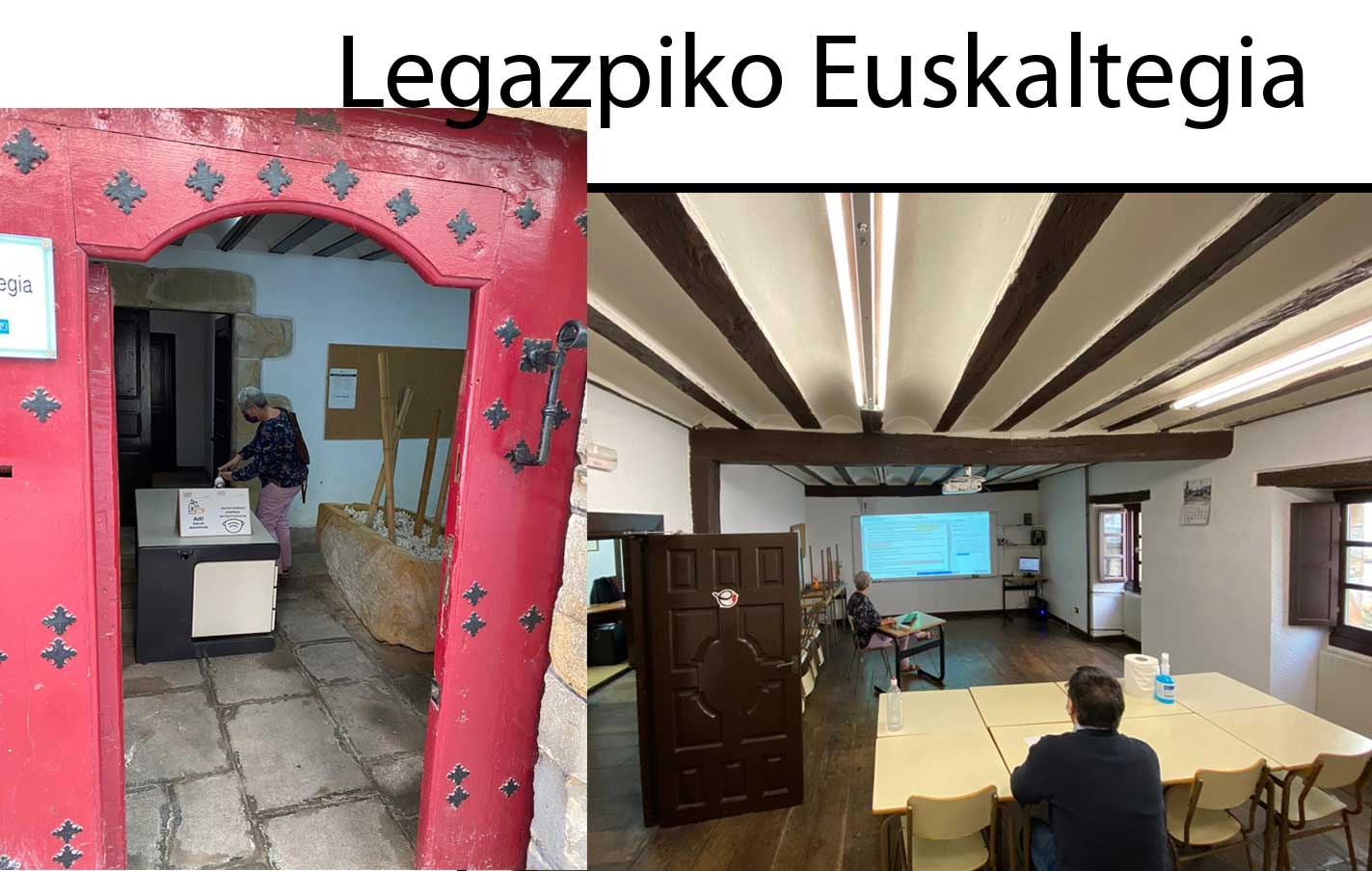 Hemos abierto el Euskaltegi, sin clases presenciales y mediante cita previa.