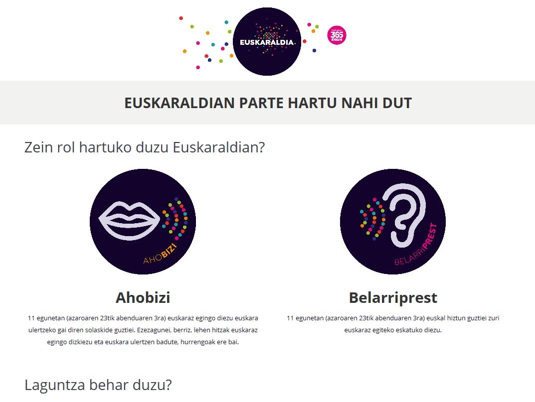 Euskaraldia: ya somos más de 1000