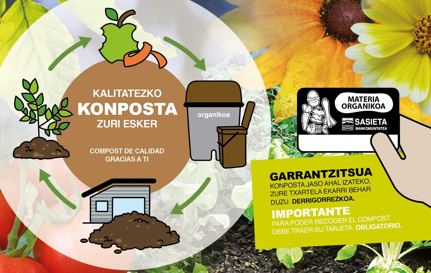 “Compost de calidad gracias a ti”