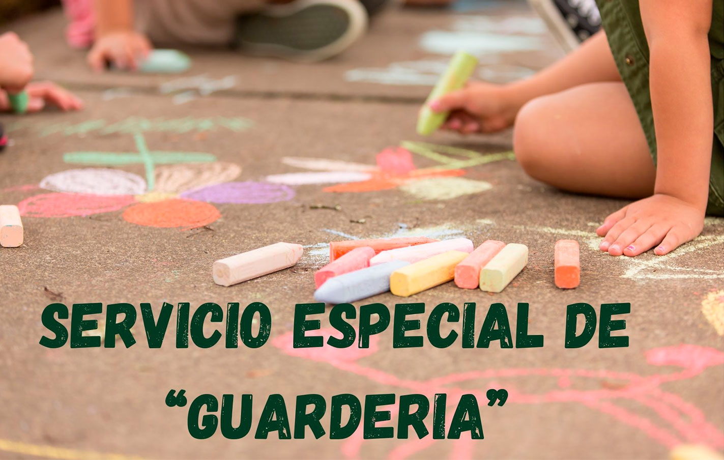 Servicio especial de guardería durante el mes de julio