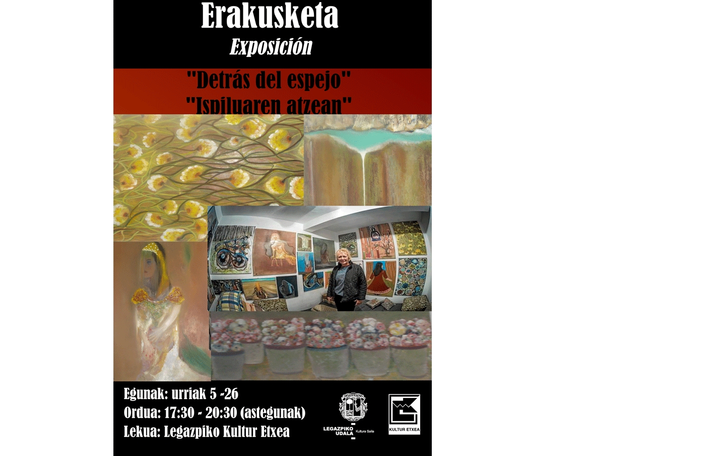 Nueva exposición de pintura en Kultur Etxea.