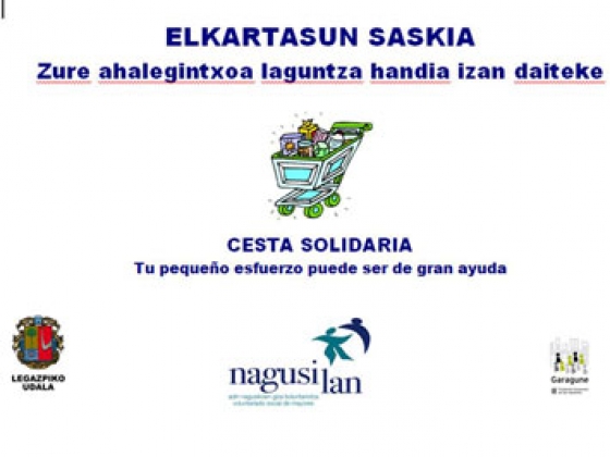 La iniciativa 'Cesta Solidaria' realizará una pausa durante todo agosto