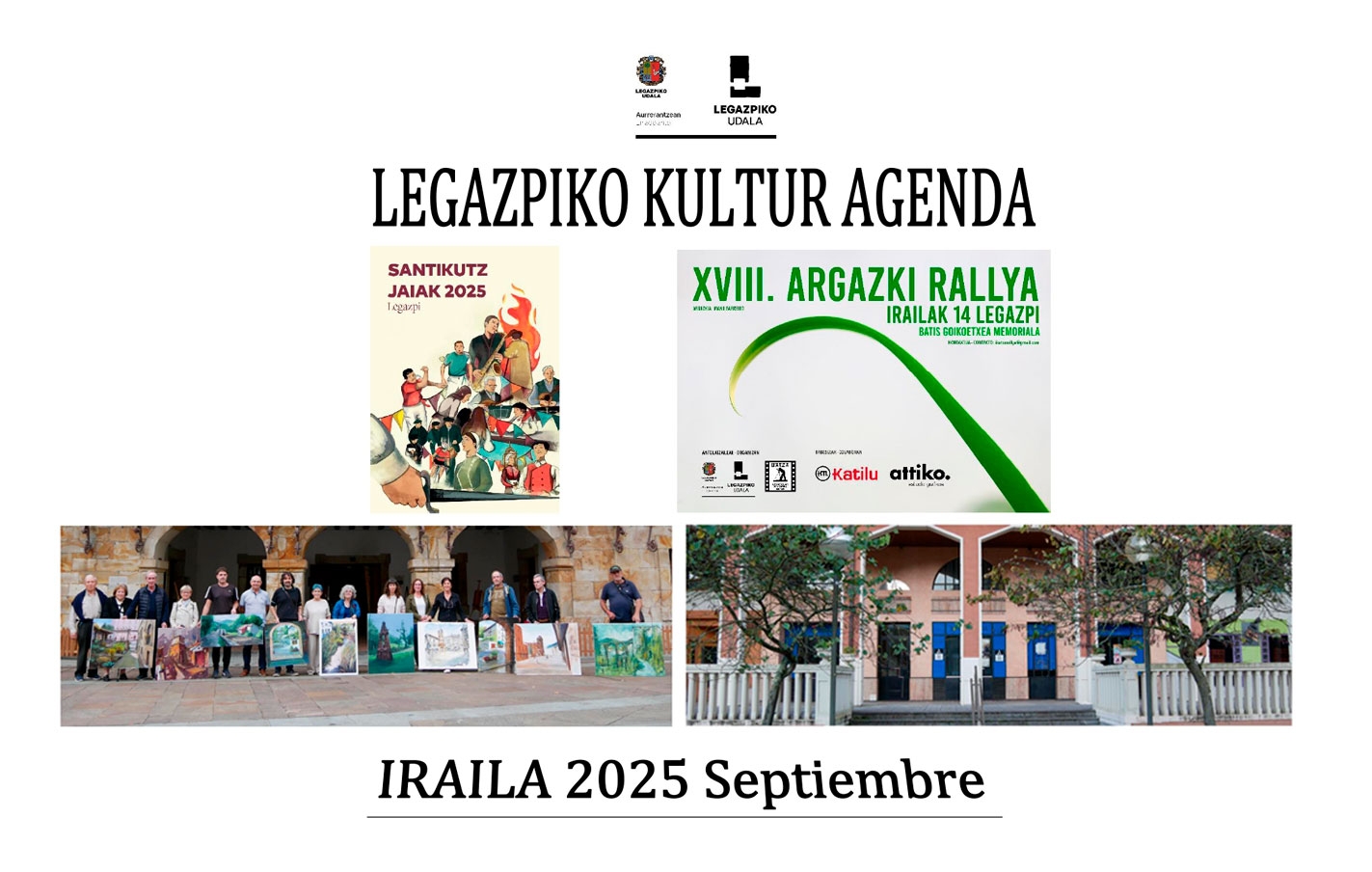 Programación cultural y actividad de KZgunea en septiembre de 2025