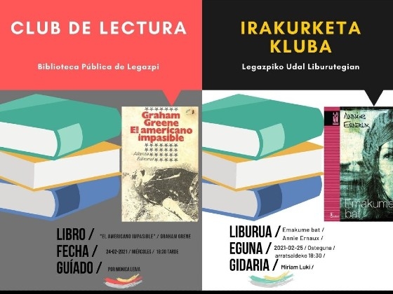Las sesiones de los clubs de lectura de febrero