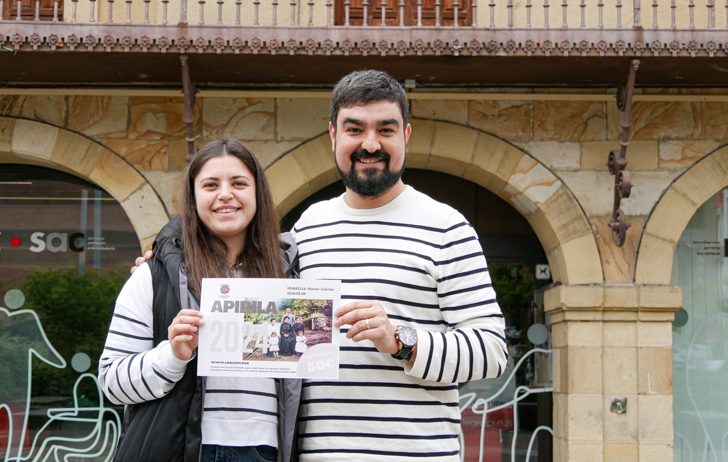 Concurso del calendario municipal - ganadora de abril