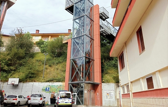 El ascensor de Latxartegi está averiado