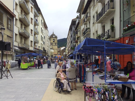 El comercio en Legazpi