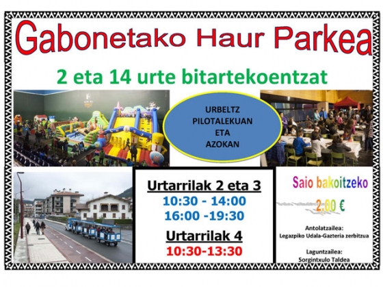 Parque infantil de Navidad, 3, 4 y 5 de enero