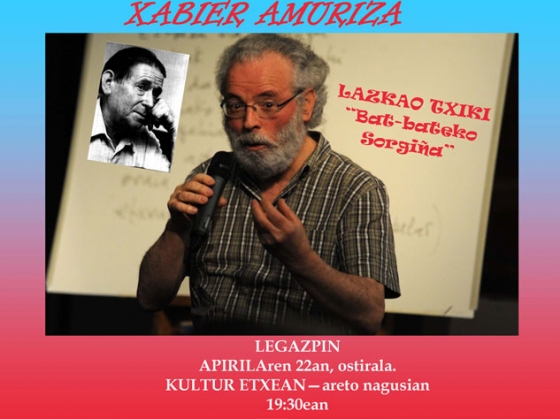Xabier Amuriza en Legazpi