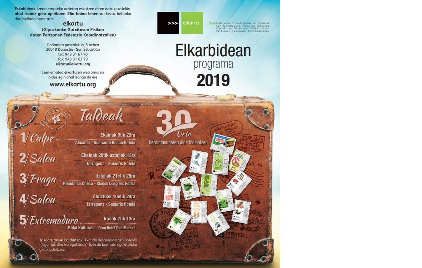 Programa Elkarbidean 2019