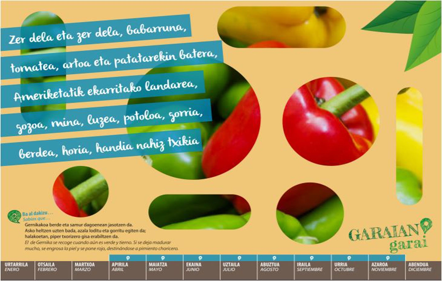 Respuesta a la adivinanza del mes de julio: Pimientos